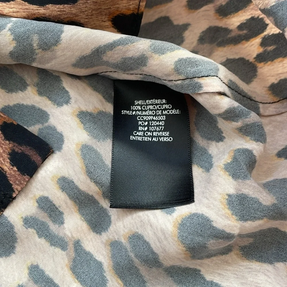 New Alice + Olivia Jude Tunic Leopard Shirtdress - Picture 7 of 7